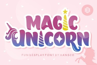 A Versatile Magic Unicorn Font for Creative Projects