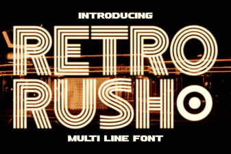 Retro Rush Font: Classic Design for Modern Projects