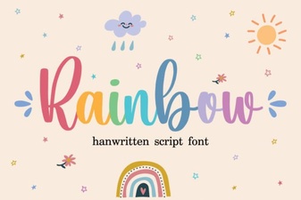 Rainbow Font Generator & Colorful Typography Ideas