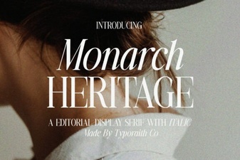 Monarch Heritage Font for Modern Design Projects